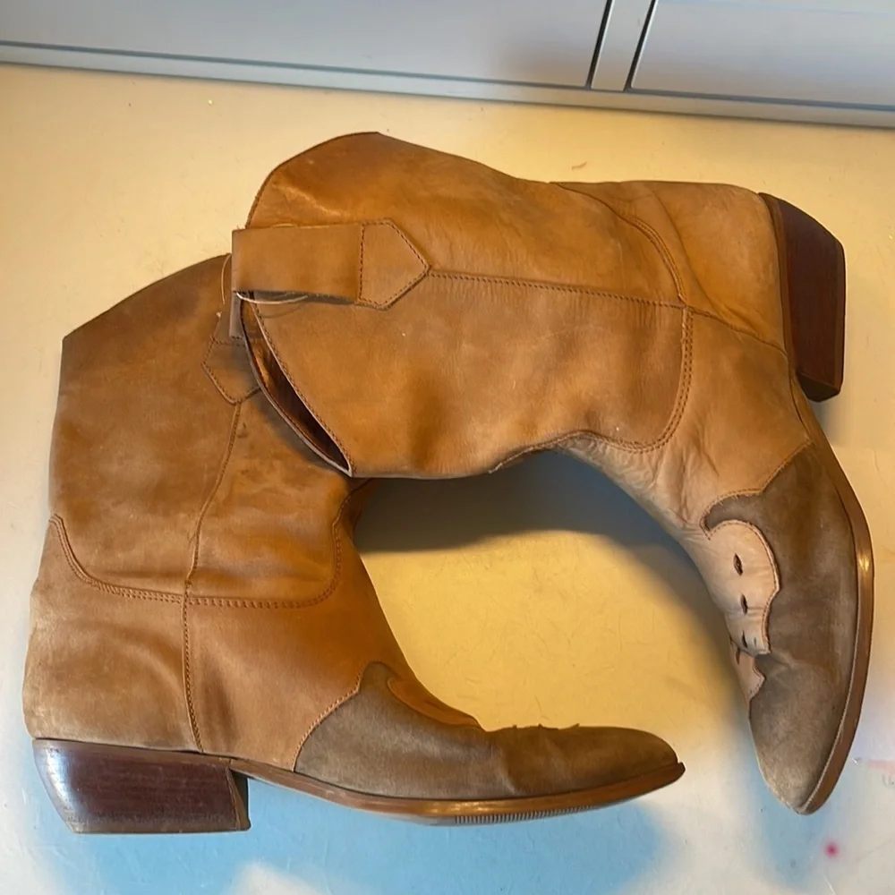 Bootalinos Pull On Cowboy Wéstern Boots. Size 10. D4/A - Picture 3 of 11